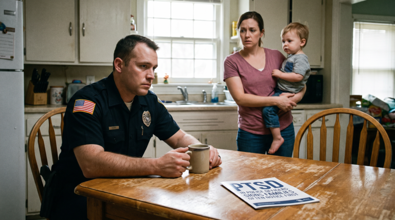 PTSD in police officers affecting family life